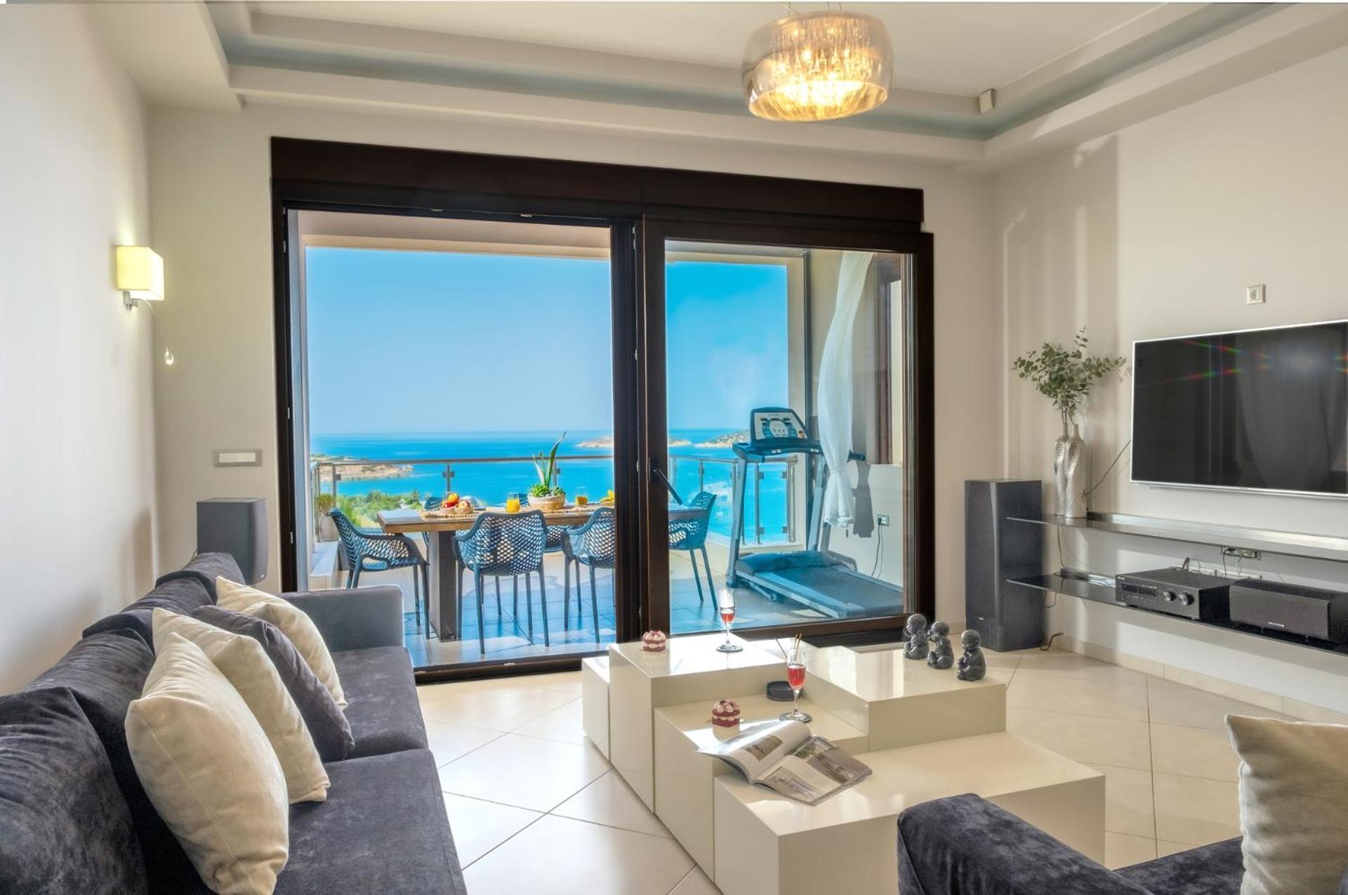 Appartamento Thea Panoramic Sea View Agios Nikolaos Esterno foto