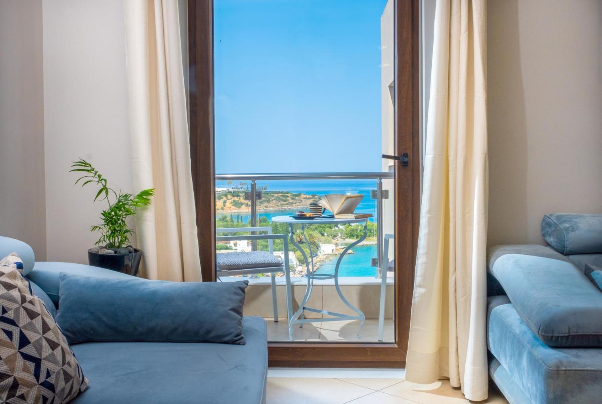 Appartamento Thea Panoramic Sea View Agios Nikolaos Esterno foto